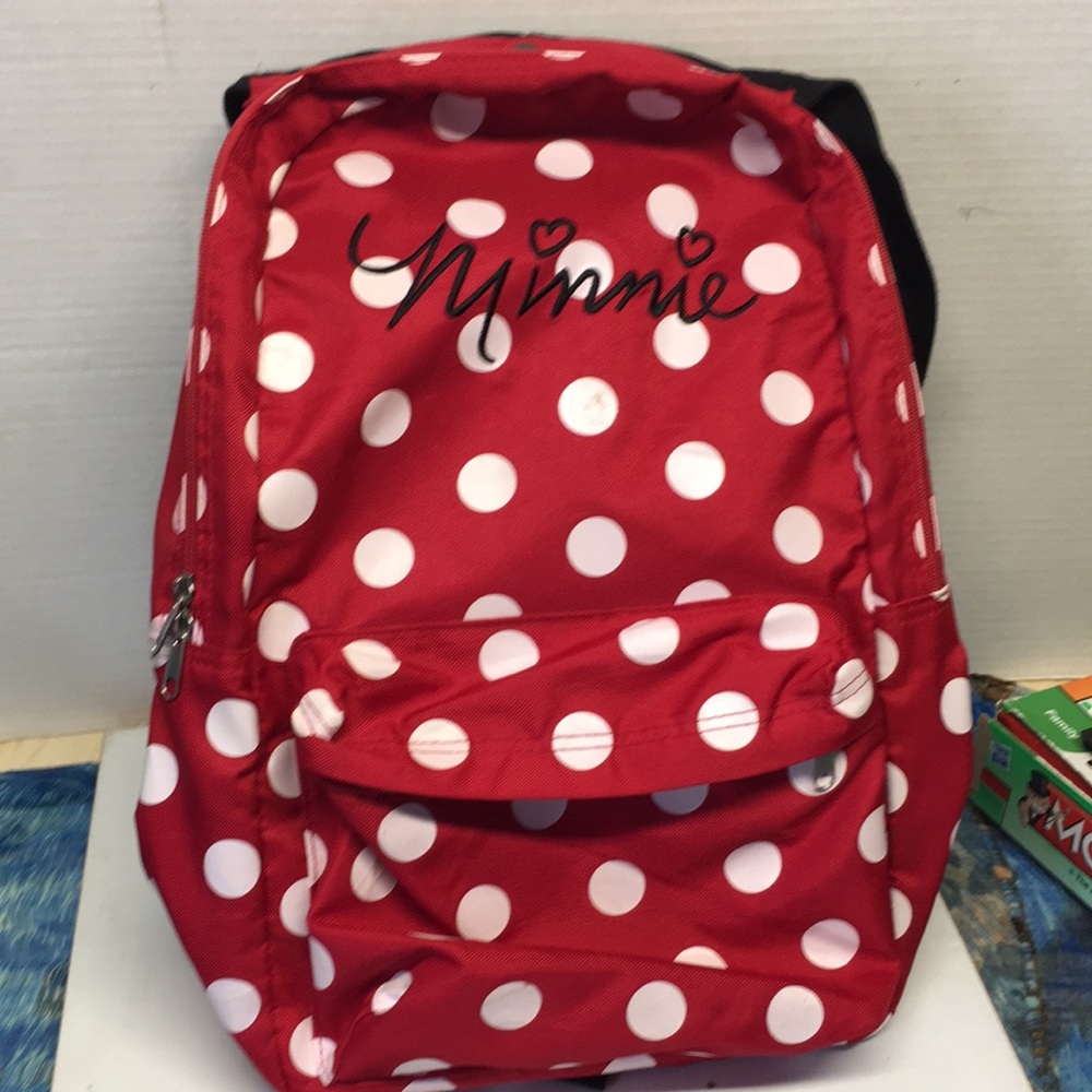 Minnie Mouse Backpack with detachable Hood